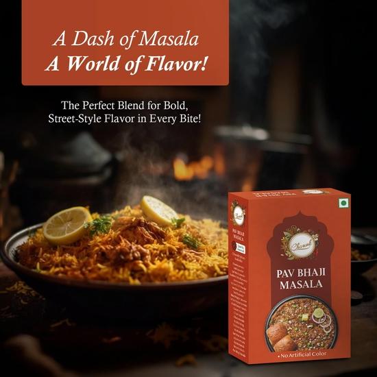 Chounk Pav Bhaji Masala | Bombay Pav Bhaji Masala | Gemischte Gewürzmischung | Für gesundes, köstliches und geschmackvolles Kochen (200 g)