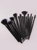 14-piece Makeup Brush Set,eyeshadow Brush,contouring Brush,mascara Brush,soft Bristle Portable Design, Professional Makeup Tool
