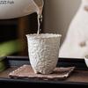 75ml Peony Embossed Ceramic Tea Cup Creative Kung Fu Tea Set Office Study Tea Cup Chinese Tea Ceremony Tea Set Accessories