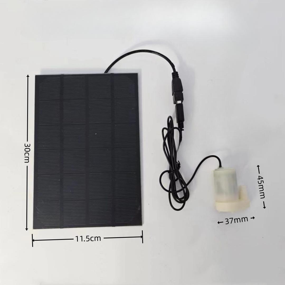 1 комплект Солнечный Мини Погружной Насос USB Уличный Насос Аэратор Фильтр Амфибийный Насос DC Низкого Давления Миниатюрный Фонтанный Насос