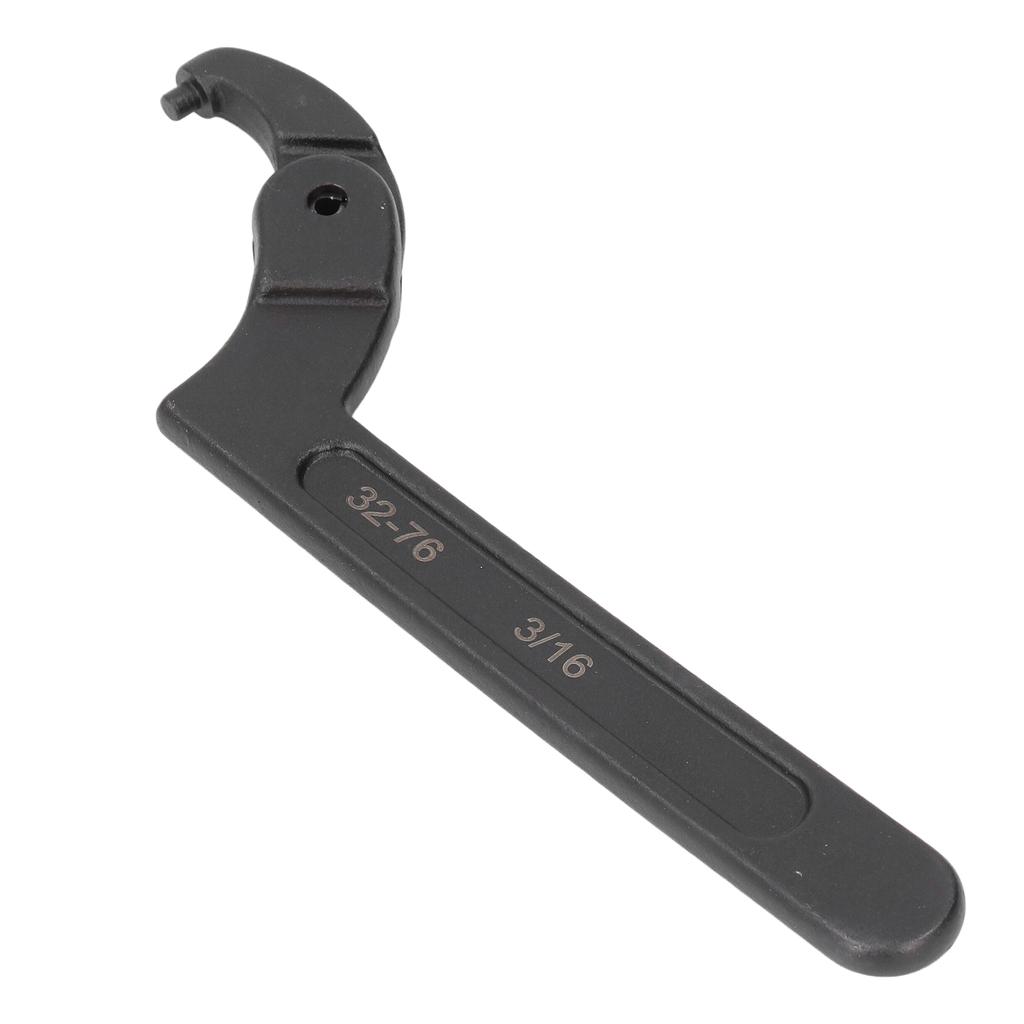 C Pin Spanner Adjustable 1 14 to 3in Round Head CRV Hook Wrench for Vehicle Mechanical Equipment