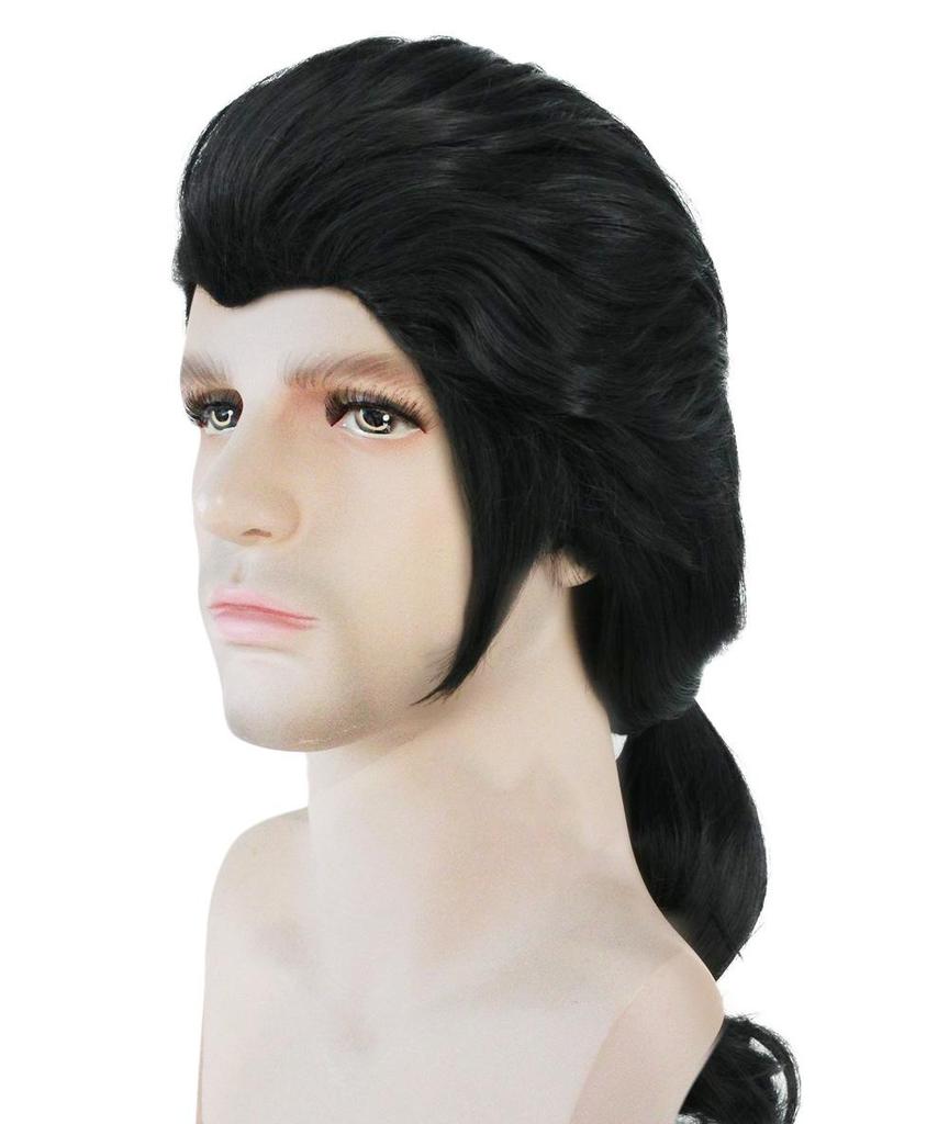 Carnival wig, ponytail style, handsome man