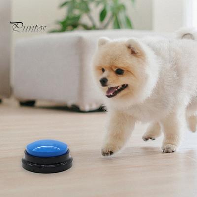 Sprachaufzeichnungstaste, interaktive Hundetaste zur Kommunikation, Pet Speak-Trainingssummer mit 30-Sekunden-Aufzeichnung für Hunde und Katzen