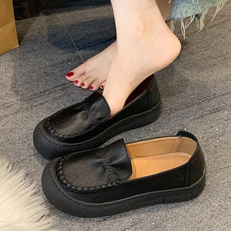 

Модные балетки Женские лоферы Обувь Повседневная Удобная Спортивная обувь Модные Новые Осенние Кроссовки 2025 Бренд Платье Прогулочная Мягкая Zapatillas De Mujer 41 чёрный