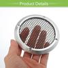 3.5" Speaker Grill Cover Mesh Subwoofer Guard W/ Screws Silver Tone Black