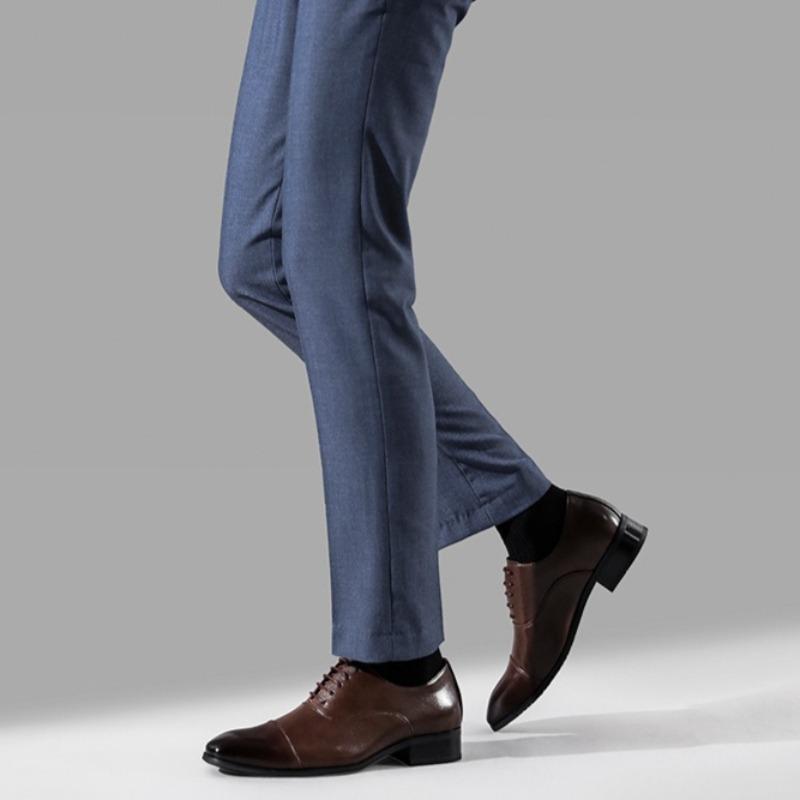 Fashion High Quality Men Casual Leather Shoe Classic Business Dress Shoes Fashion Office Oxfords Luxury Wedding Shoes for Men Big Size46