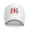 Punk Italy Sardinia Coat Of Arms Baseball Cap for Unisex Women Adjustable Sardegna Flag Four Moors Dad Hat Outdoor