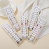 12 Floral Diamond Earrings Set Combination Stud Earrings Set A Variety Of Alloy Stud Earrings