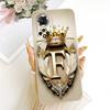 For Honor 50 Pro Honor50 Feather Crown Initial Letter Phone Case For Honor 50 50Pro Shockproof Soft Silicone Covers Bumpers