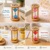 5 Minutes Wooden Hourglass Timer Portable Mini Sandglass Timer Sand Clock Timer  Toothbrush Timer