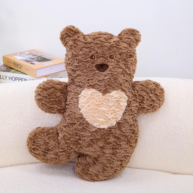 

Cartoon Bear Pillow Doll Plush Toy Velvet Soft Cushion Couple Doll Girl Birthday Gift Doll 50cm