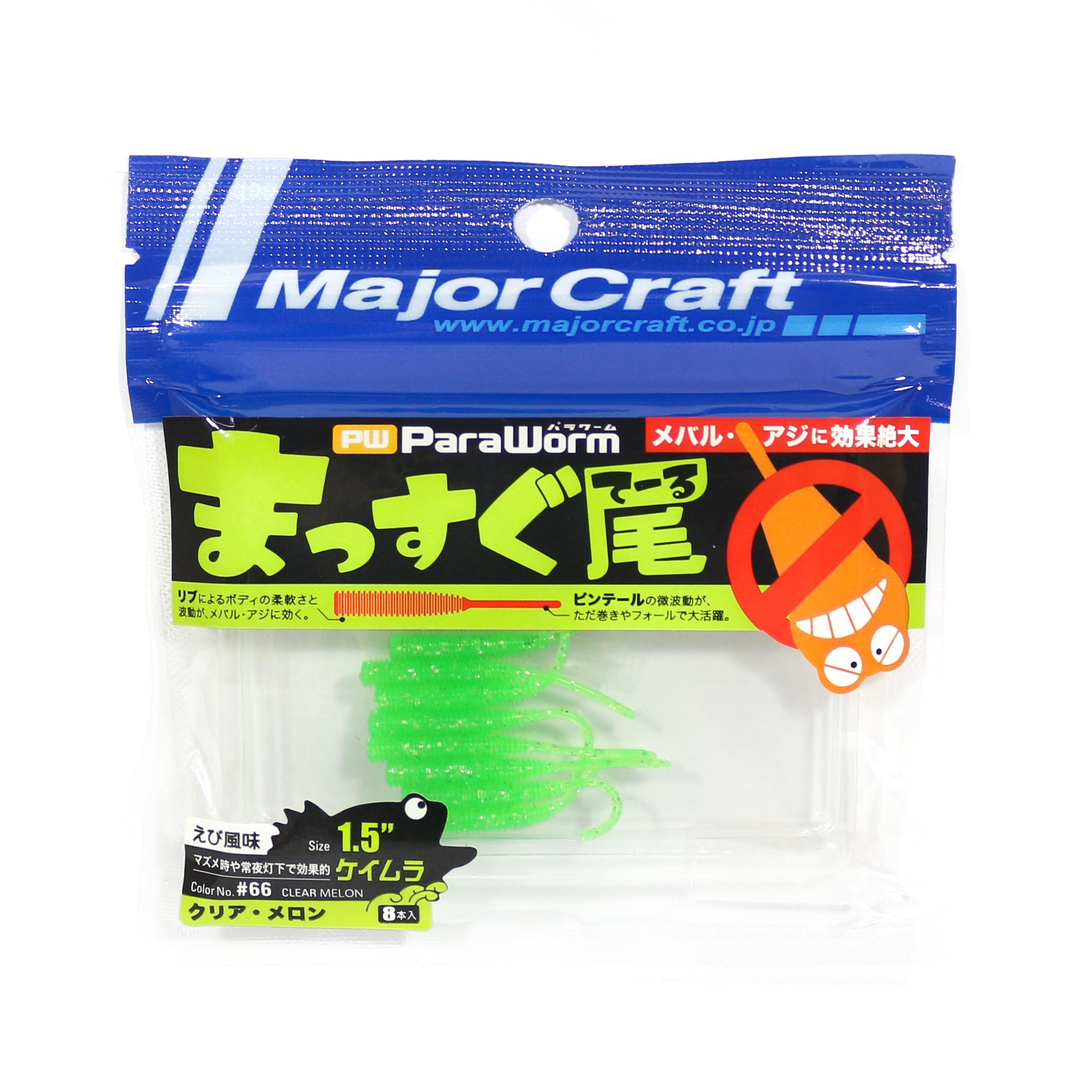 

Мягкая пластиковая приманка Major Craft Paraworm PW-STICK 1,5 дюйма 066 (1565 г.)