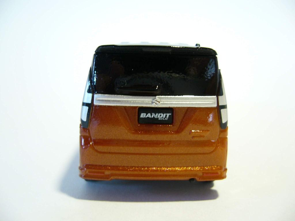 SUZUKI SOLIO bandit 3rd generation pullback car mini car flame orange pearl metallic black 2 tone roof 2020~