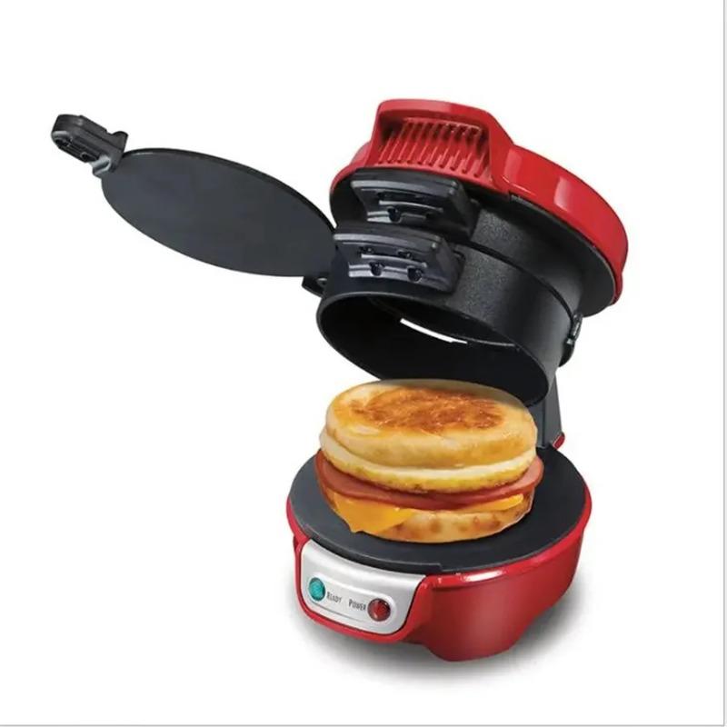 Multi - Function Non - Stick Burger Maker, Mini Household Quick - Cooking Grill, Easy - Clean Breakfast Sandwich Machine