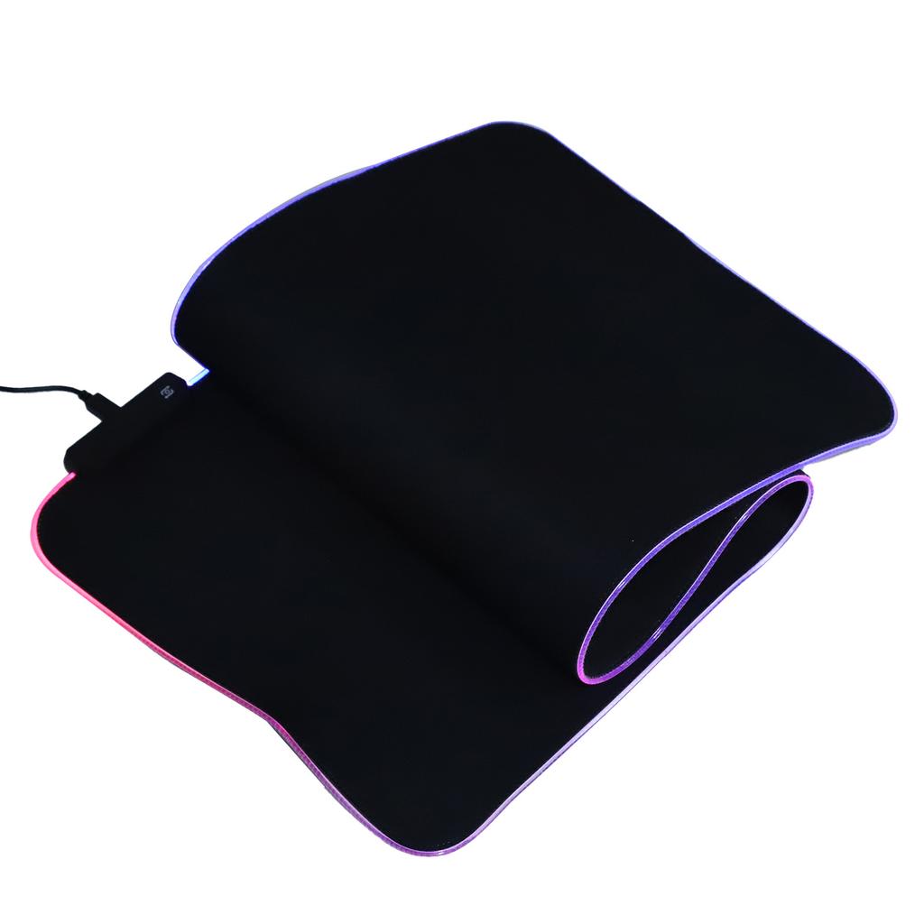 Mouse Pad RGB Light Rubber Thicken Notebook Tablet Mat USB Interface Computer Accessories