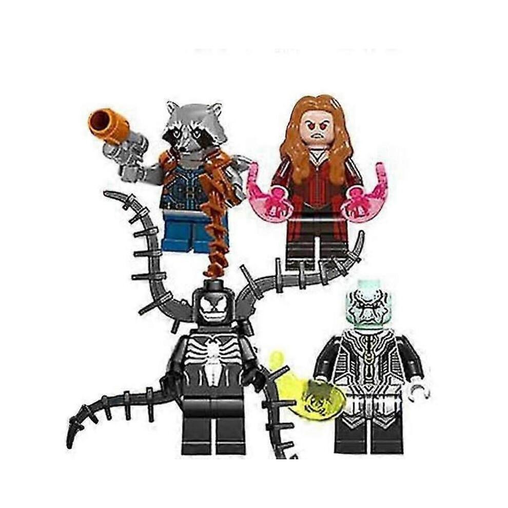 32 pezzi Marvel Avengers Supereroe Fumetto Mini Figure Dc Minifigure Regalo per Bambini