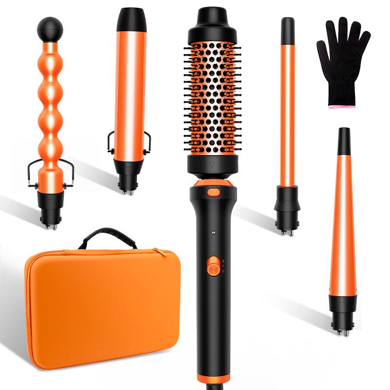 5-in-1 Multifunctional Hair Styler Set with EVA Storage Bag