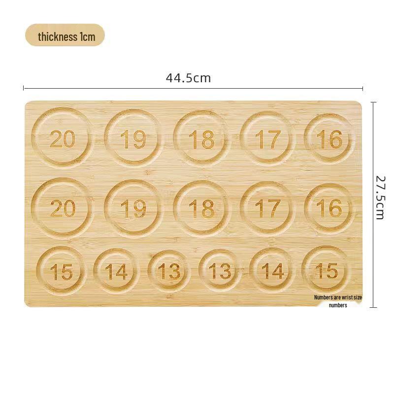 Beaded Bracelet & Necklace Weaving and Storage Tool Plate