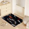 Animal A Koi Floor Mat Eco  Flannel Doormat Non Slip Odorless Indoor Floor Rug Soft Short Plush Home Mat