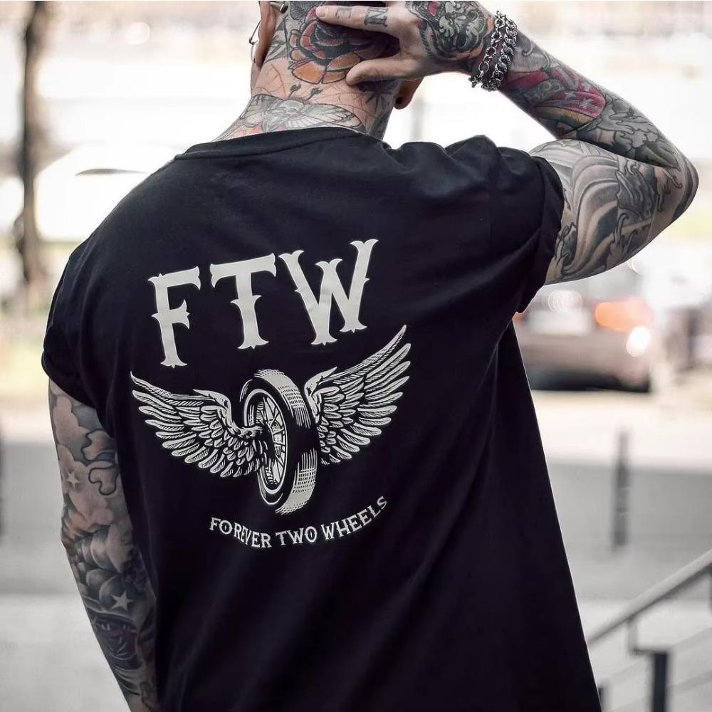 2024 Men's Summer Hipster Hign Street Graphic Pattern Printed T-shirt Man Short Sleeved Fashion Fallow Style Custom Design Tees