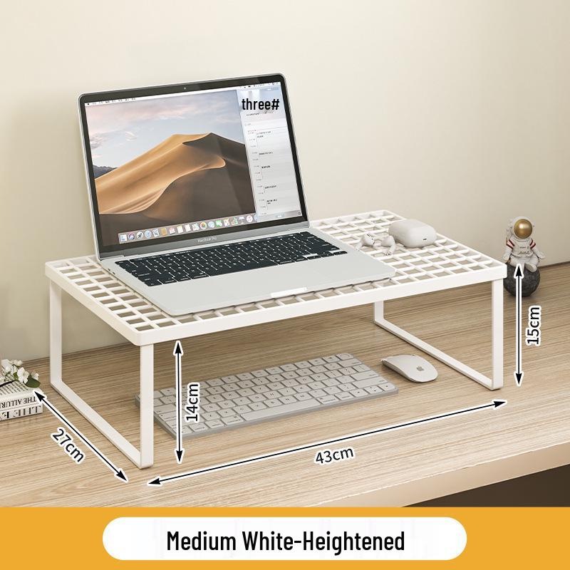 Adjustable Computer & Laptop Stand with Cooling Base for Home or Office