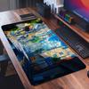 Japan Street Mouse Pad Square Office Gaming Desk Mat Waterproof Non-Slip Rubber Decorative