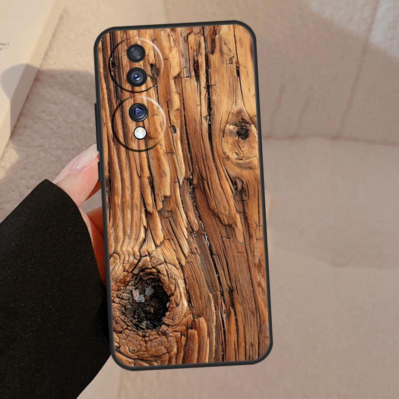 Oak Wood Texture Pattern For Honor Magic 5 6 7 8 Pro Case For Honor X9d X9a X9b X9c X8c X8b 50 70 90 200 400 Lite Win