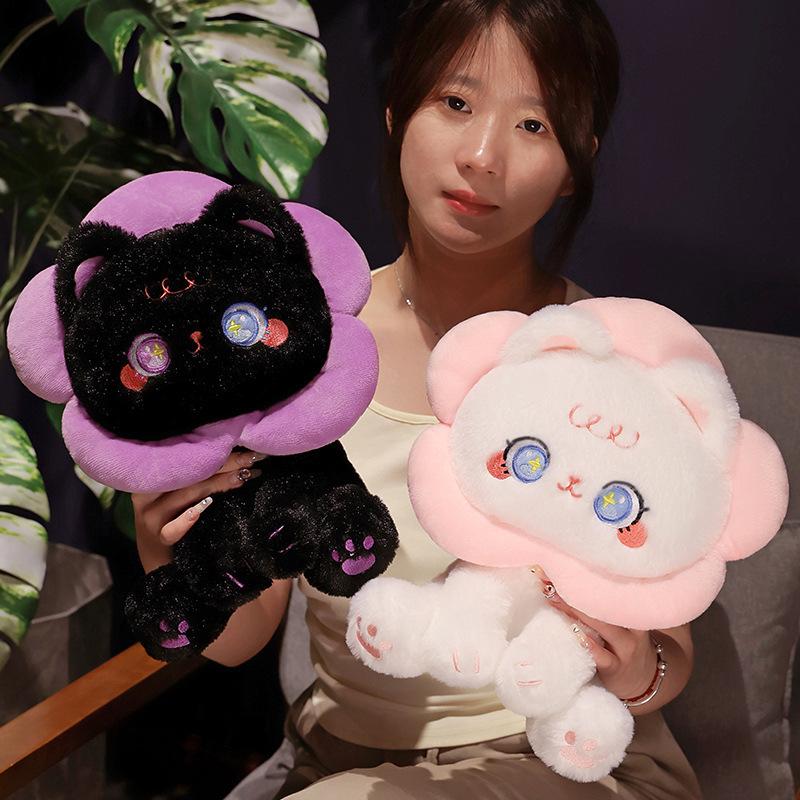 Cute Pet Cat Plush Toy Children'S Bed Sleeping Companion Doll For Girl Valentine'S Day Gift Kitten Doll