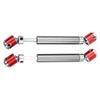 2 Pc Stainless Steel Drive Shafts, Nice Replacement A essories for SCX10  01 D90 D110 RC Crawler Part