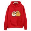 Guinea Pig Printing Hoodie Cute Kawaii Animal Clothes Autumn Fleece Hoodie Men Sweatshirt Slight Long Sleeve Tops