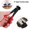 6-inch Guitar Fret End Cutter Pliers String Cutter for Stringed Instruments Luthier's Tools Fret End Cutter