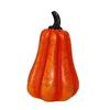 Cracked Pumpkin Figurine Halloween Light-up Pumpkin Sculpture Resin Fall Thanksgiving Tabletop Centerpiece for Halloween Autumn Harvest Home Decor
