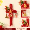 New Red Horse Pendant Auspicious Flower Pendant Living Room Porch Decoration Happy New Year Home Decoration Ornaments