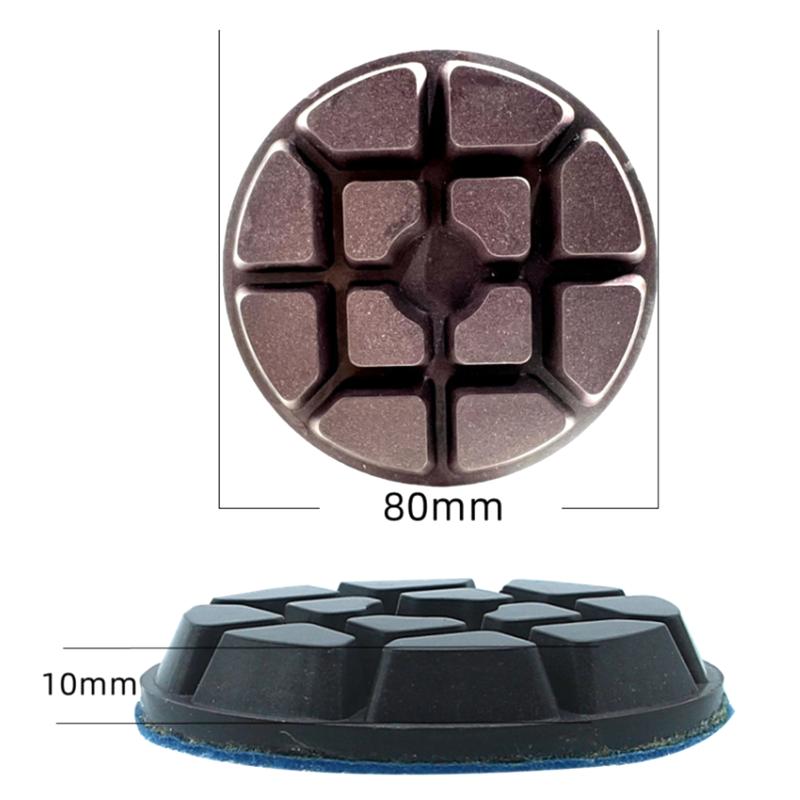3 Inch 80Mm Diamond Thicker Resin Bond Floor Polishing Pad For Grinding Reing Marble Granite Stone Concrete Floor