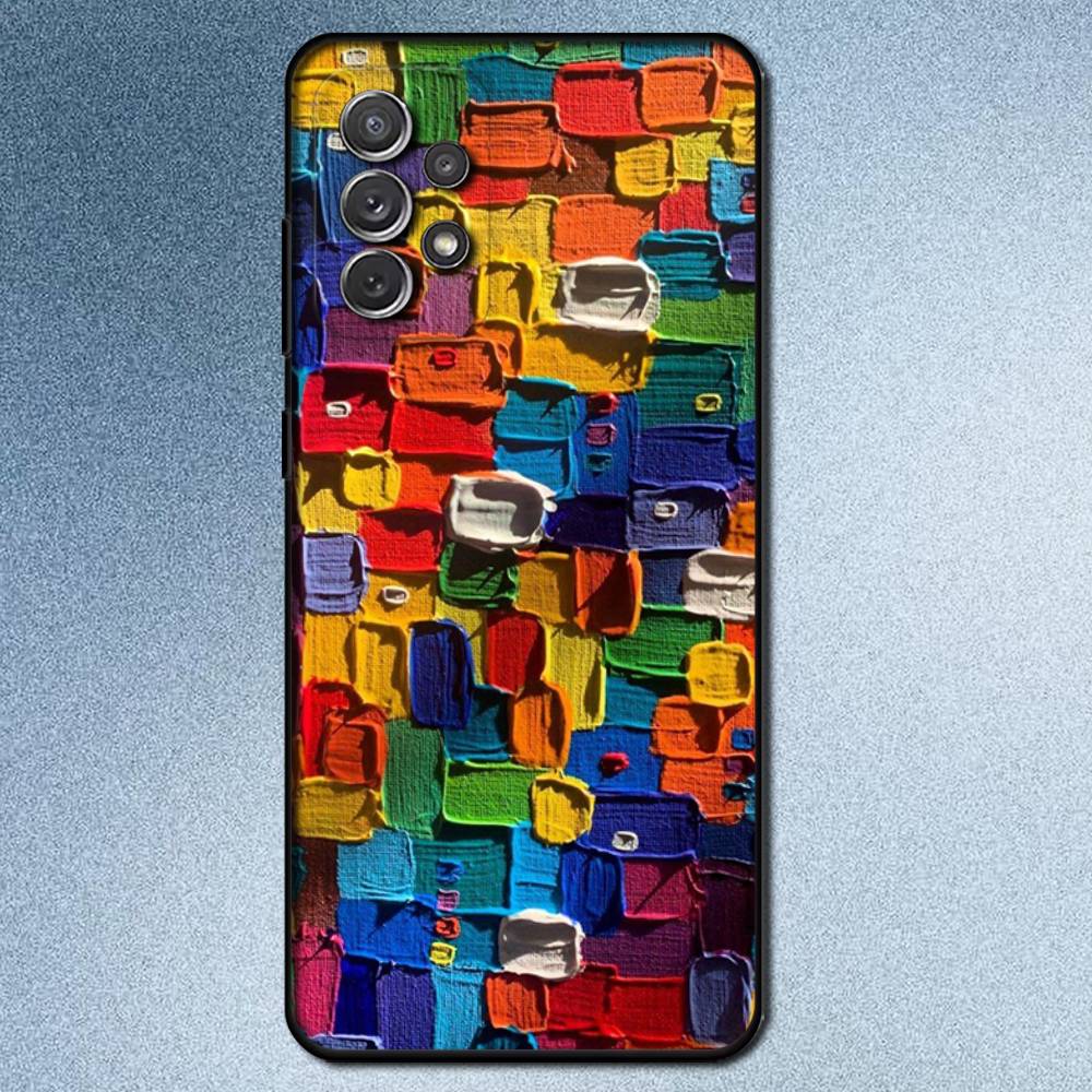 

Watercolors Set Paint Palette Phone Case For Samsung S25,S24,S21,S22,S23,S30,Ultra,S20,Plus,Fe,Lite,Note,10,9,5G Black Cover Samsung S20fe