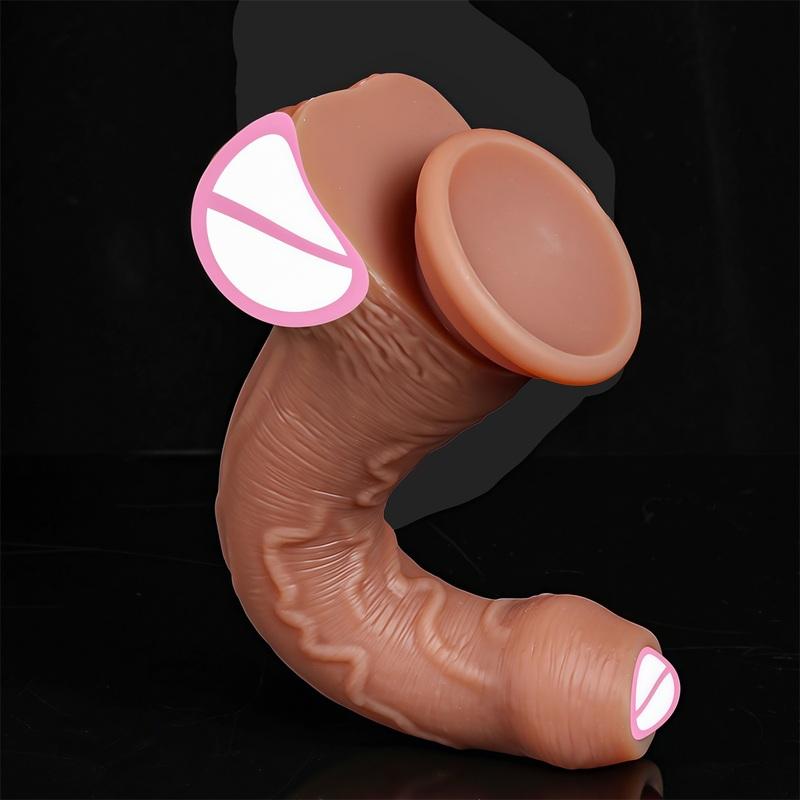 Silicone Real Big Thick Strap On Penis Foreskin Dick Anal Dildo Dilldo Masturbators Adult Sexy Toys for Women Men Girls Sexshop