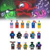Exciting Space Among Us 16 Character Mini Building Blocks Perfect For Kids Playtime