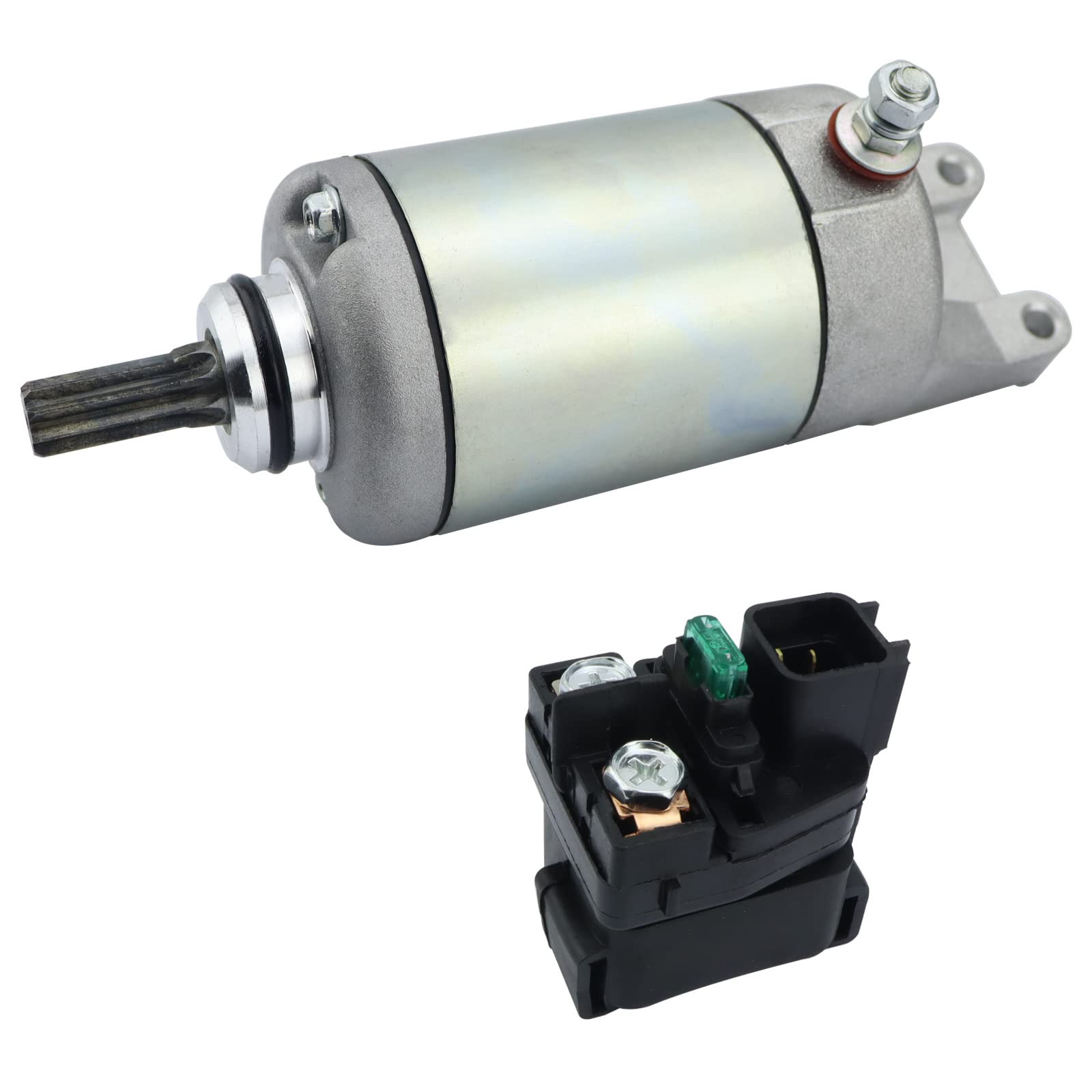 Motor & Solenoid Relay for Suzuki KingQuad 450 LT-A450X 2007-2010, KingQuad 500 LT-A500 2009-, 31100-11H00 SMU0421 410-54110 Starter