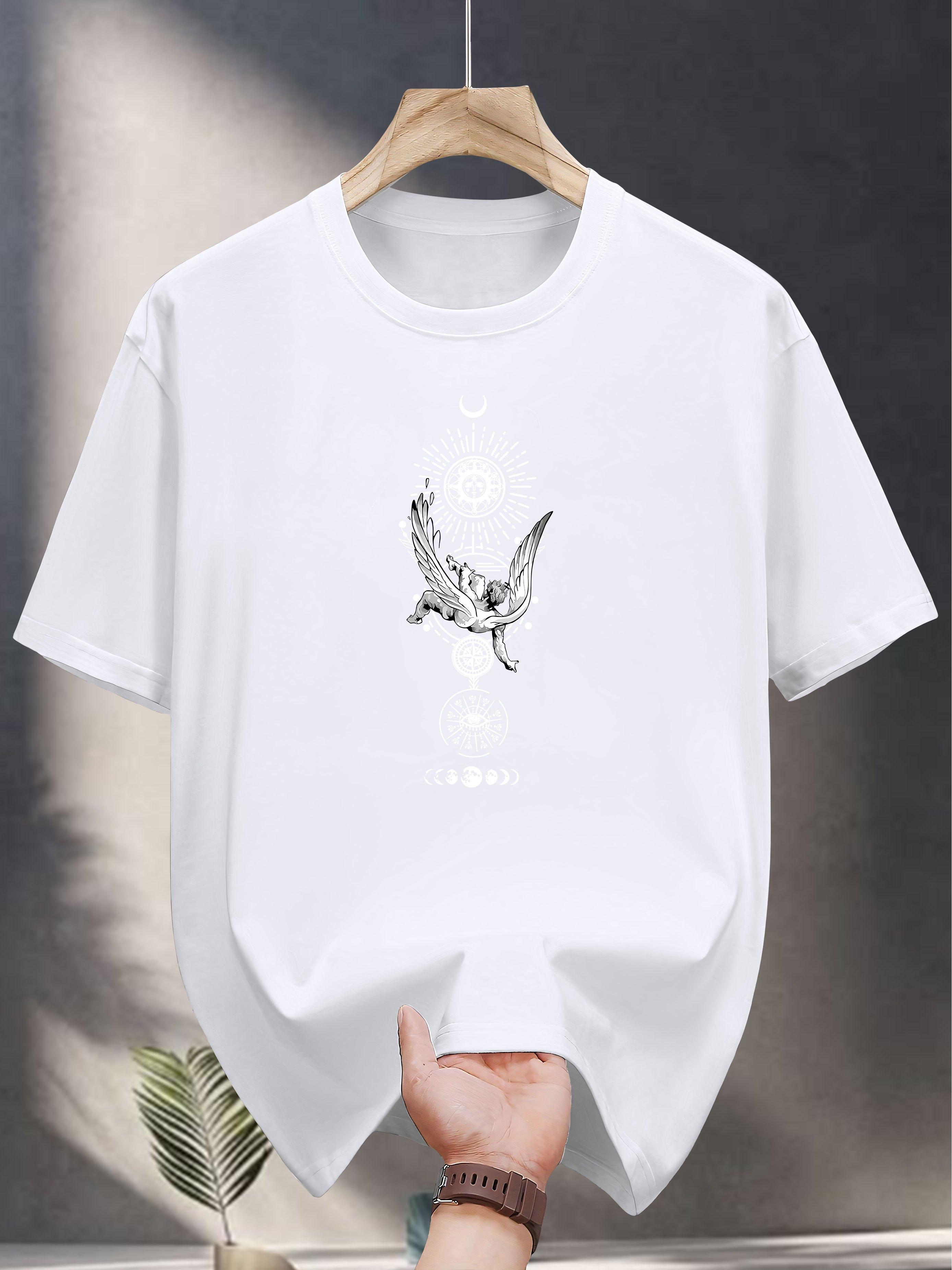 Graphic T-shirt - Casual Summer Tee with Mystical Print XXXL