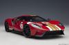 AUTOart 1/18 Scale Ford GT Alan Mann Heritage Edition Red/Gold Stripes Finished Product