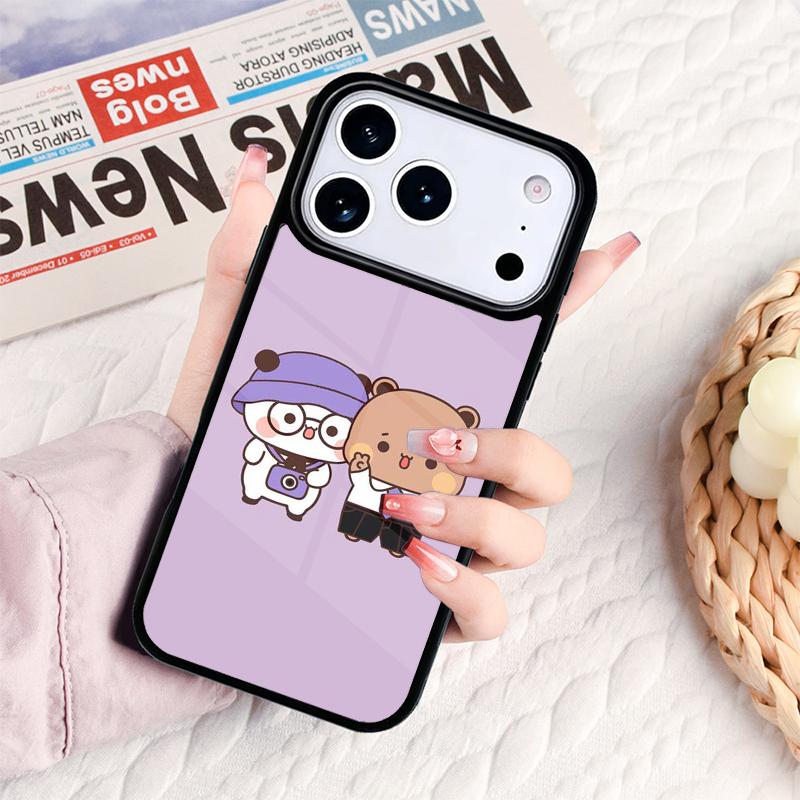 Cute BuBu DuDu Phone Case For IPhone 17 16e 15 14 13 12 11 Pro Max Air Mini Soft Protective Cover