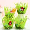 Easter Decorations Non-woven Fabric Round Egg Basket Easter Decorative Ornament
