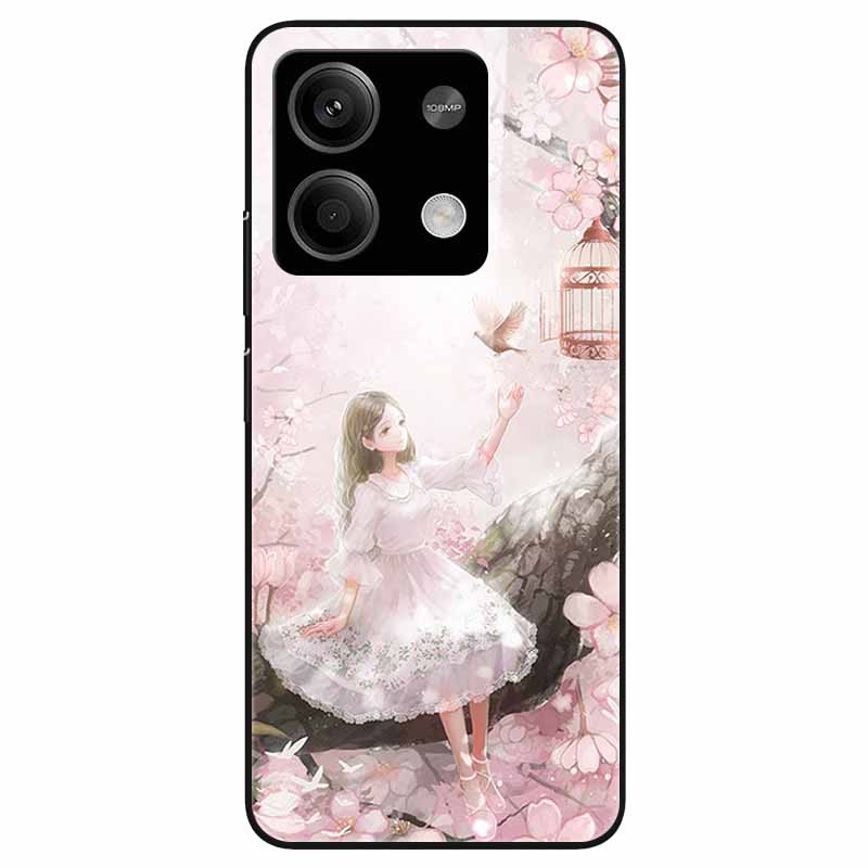 For Redmi Note 13 Pro 5G Case Tempered Glass Hard PC Phone Back Cover for Xiaomi Redmi Note13 5G Note 13Pro 5G Funda Shell Coque