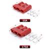 2pcs 50A 75A 175A 3P High Current Quick Disconnect Plug 600V Car Forklift Battery Charging Electrical Wire Cable Connectors