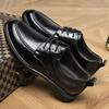Fashion Casual Leather Mens Oxford Shoes Comfortable Business Shoes Lace Up Leisure Casual Shoes Fashion Sneakers Formal Dress Footwear