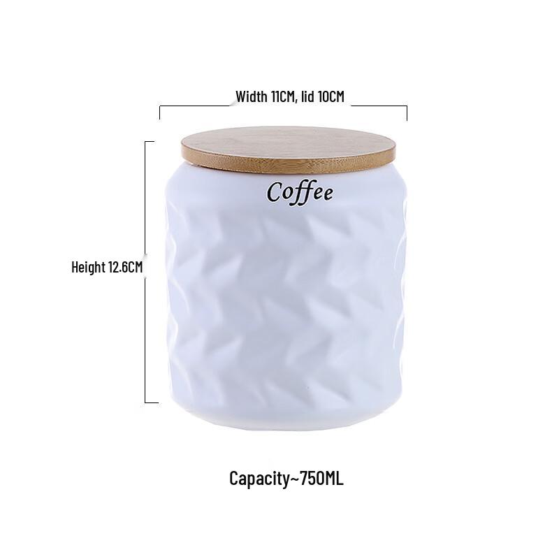 ZISIZ Ceramic Tea & Coffee Storage Canister