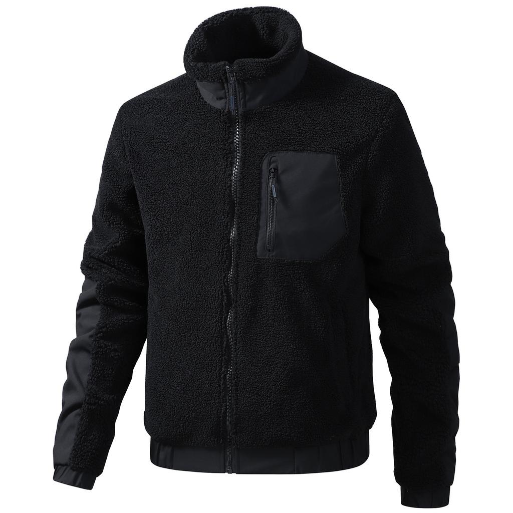 Jacke Herren Herbst und Winter Stehkragen Lässig Neue Jacke Strickjacke Outdoor Herren