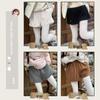 Women's High Waist Korean Style Lambswool A-line Bootcut Shorts