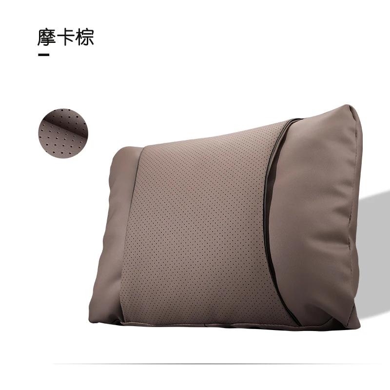 Car Headrest Comfortable Anti-fatigue Lumbar Cushion Suitable for Mercedes-Benz Seats Tesla Maybach BMW Interior Accessories New