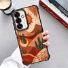 Cactus Pattern Plating Phone Case For Samsung A17 A07 A37 A57 A16 A56 A15 A55 A14 A54 A13 A53 A26 A36 A25 A35 A24 A34 A23 A33
